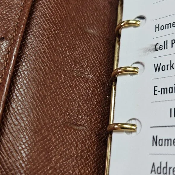 Authentic Louis Vuitton Monogram Canvas Agenda PM (Small Ring Planner) - Picture 8 of 11